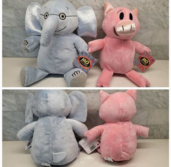 Mo Willems Elephant Piggie Pigeon Duckling Plush Set Kohls Cares BRAND NEW - Picture 2 of 7